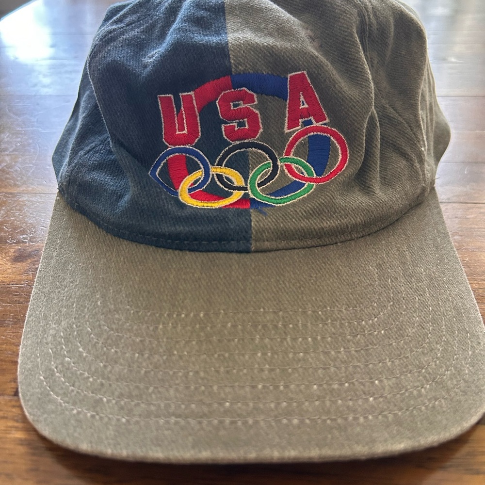 USA Olympic Cap with Embroidered Logo